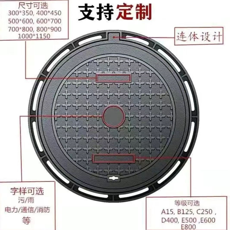 新余球墨铸铁隐形井盖