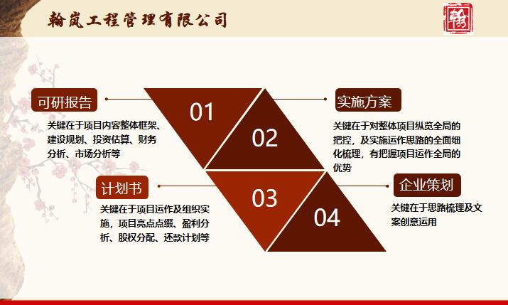 建阳项目立项报告书找翰岚文案策撰